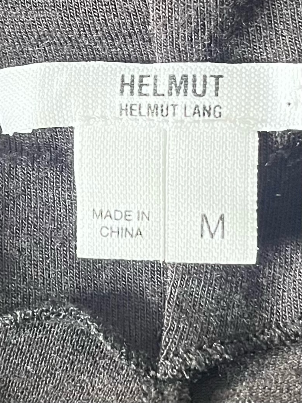 Helmut Lang Black Midi Sheath Dress with Side Drape - Picture 6 of 6